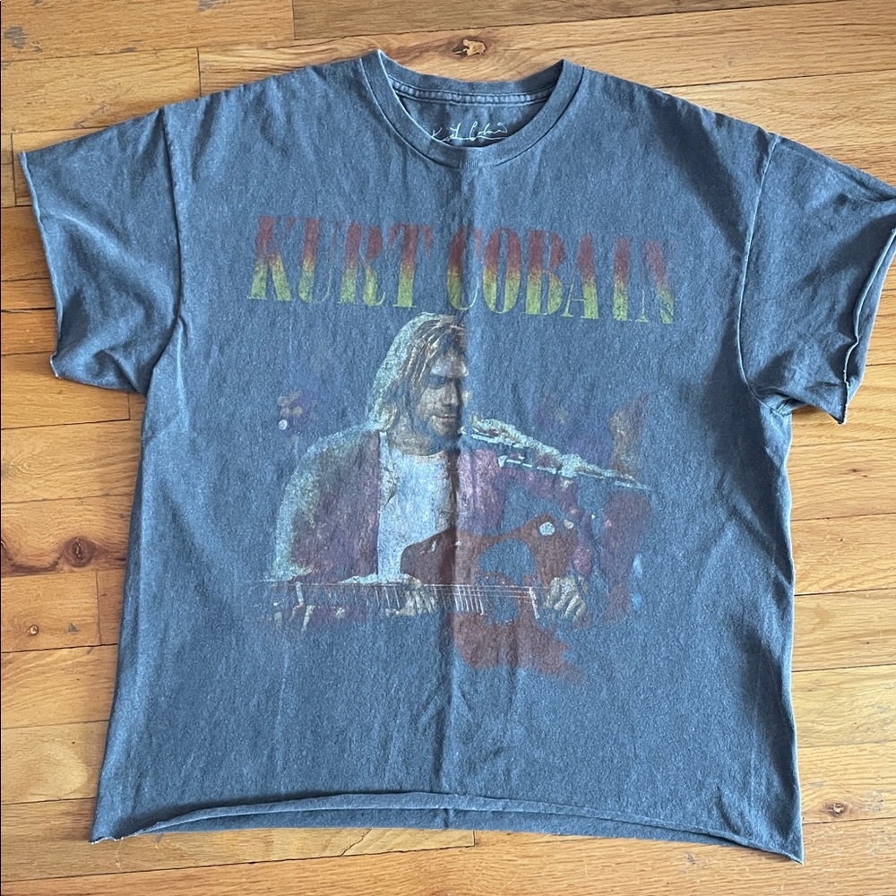 Women's Kurt Cobain Graphic Tee Shirt